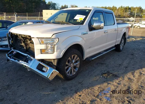 2016 Ford F-150 Lariat из США, поврежденный, VIN 1FTFW1EG1GFB89740